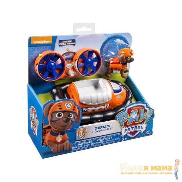 Paw Patrol 16601 Щенячий патруль Машинка спасателя и щенок, Зума