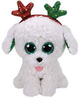 TY 36683 Beanie Boo's Мягкая игрушка Щенок Sugar, 15 см