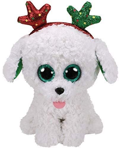 TY 36683 Beanie Boo's Мягкая игрушка Щенок Sugar, 15 см