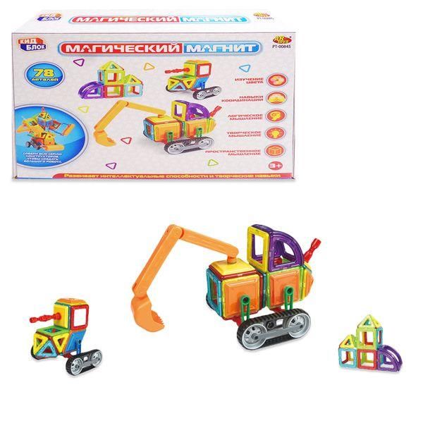 ABtoys PT-00845 Конструктор "Магический магнит", 78 деталей