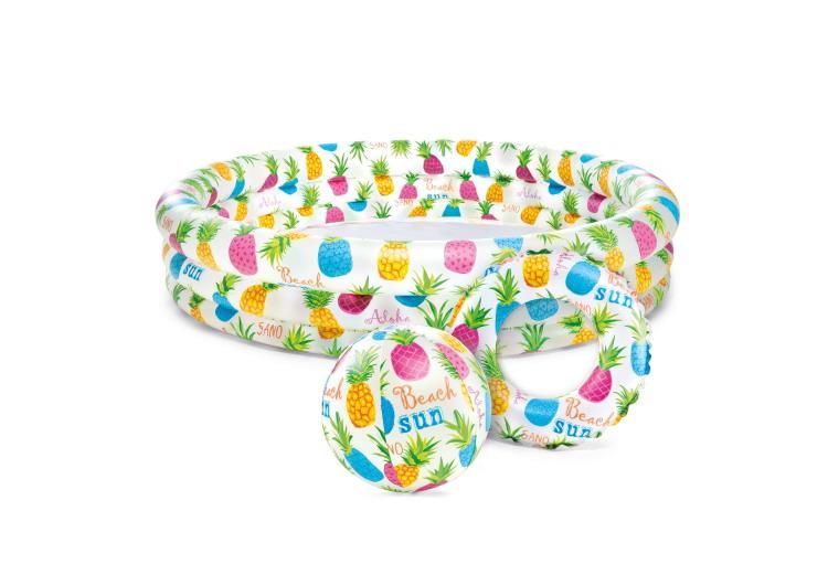 INTEX int59469NP Бассейн надувной INTEX с мячём и кругом 132*28 см INTEX int59469NP Бассейн надувной INTEX с мячём и кругом 132*28 см