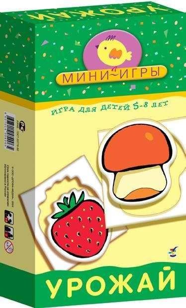Дрофа 1159 Пазл контурный Мини-игра "Урожай"