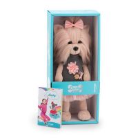 Orange Toys LD3/065 Мягкая игрушка Orange Toys Собачка Lucky Yoyo Чайная роза с каркасом 25 см