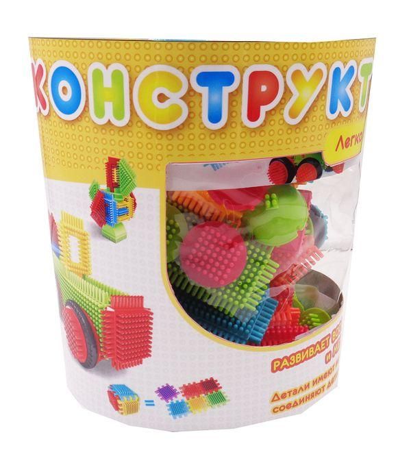 ABtoys PT-00785 Конструктор со щетинками "Кид Блок", 50 деталей