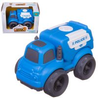 Junfa C-00396 Машинка ABtoys Спецтехника Полиция, фрикционная, 10х7х8см