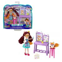 Mattel GBX03 Энчантималс Игровой набор Художественная студия Фелисити Лис