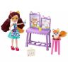 Mattel GBX03 Энчантималс Игровой набор Художественная студия Фелисити Лис