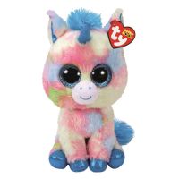 TY 37261 Beanie Boo's Мягкая игрушка Единорог Blitz, 25 см