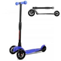 Buggy Boom 003-0151 Самокат детский трехколесный АЛЬФА (Buggy Boom Alfa Model) с регулируемой складной ручкой (синий 51)