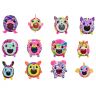 Moose 75479 Pikmi Pops Набор-сюрприз с 1 героем Bubble Drops "Неоновая серия", розовый