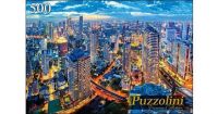 Puzzolini 7677 Пазл Ночной Бангкок, 500 элементов