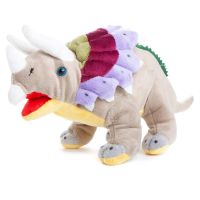 ABtoys 660275.003 Мягкая игрушка Dino World Динозавр Трицераптор, 36 см