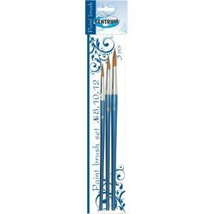 CENTRUM 80658 Кисти набор 3 штуки № 8,10,12, шерсть овцы, конус