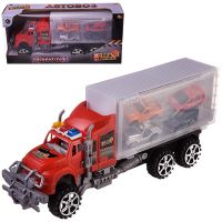 ABtoys (АБтойс) C-00365 Спецтехника. Автовоз с четырьмя легковыми машинками