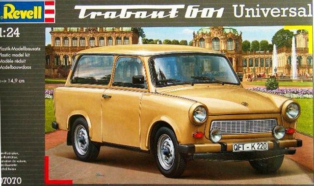 Revell 07070 Сборная модель автомобиля Trabant 601, универсал, 1:24