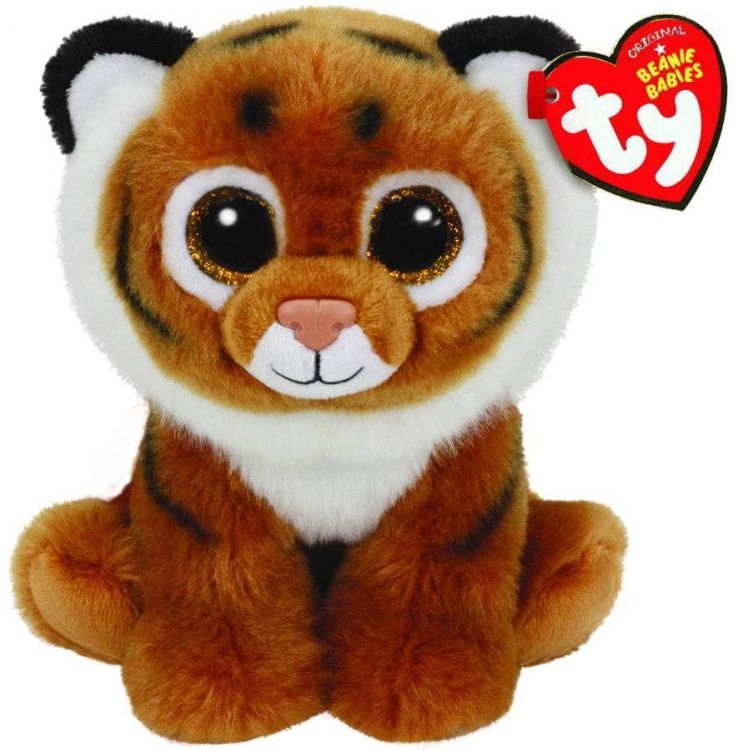 TY 42105 Beanie Babies Мягкая игрушка Тигренок Tiggs, 15 см