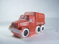Кудесники СИ-608-no Машина пожарная 9 см, игрушка ПВХ