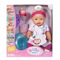 Zapf Creation Baby born 820-421 Бэби Борн Кукла Доктор Интерактивная, 43 см