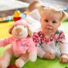 Drema BabyDou 113D Собачка розовая для засыпания малыша, с белым и розовым шумом