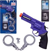 ABtoys (АБтойс) PT-01689 Игровой набор Abtoys Важная работа Полиция (пистолет, наручники с ключами, удостоверение с жетоном)