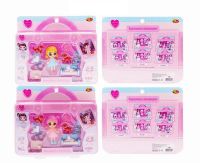 ABtoys (АБтойс) PT-01470 Кукла-мини ABtoys Любимая кукла с 6 питомцами и диванчиком-лежанкой