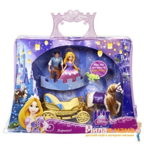 Mattel X9429 Набор подарочный с мини-куклой "Disney Принцесса – Маленькое королевство" Рапунцель