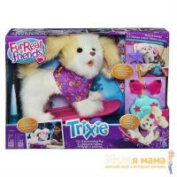 Hasbro A1649 FurReal Friends Щенок Трикси на скейтборде