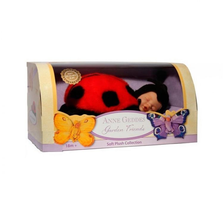 Unima 525241 Anne Geddes Кукла из серии "Детки-божьи коровки", 30 см