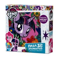 ORIGAMI 03414 Пазл My Little Pony 36А "Сумеречная Искорка"+фигурка с магнитиком