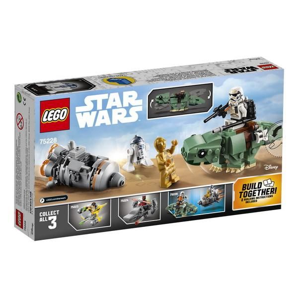 Lego 75228 Star Wars Конструктор Лего Звездные войны  Спасательная капсула Микрофайтеры: дьюбэк