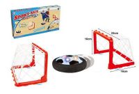 Junfa Toys 789-19D Набор для игры в диск-мяч (ворота 2 шт,, диск), диаметр 14 см, со световыми эффектами