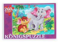 Konigspuzzle ПК260-5866 Пазл Мама для мамонтенка, 260 элементов