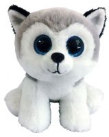 AB toys M0021 Мягкая игрушка Собачка хаски, 15 см