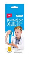 LORI Оп-025 Алхимик. Химические опыты. Монстрики Слизь "Слизь голубая"