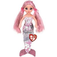 TY 02300 Flippables Мягкая кукла Русалка Cora, 45 см