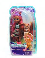Mattel FMT61 Энчантималс Кукла Санча Сквирелл с любимой зверушкой, 15 см