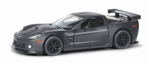 RMZ City 554003M Машина металлическая Chevrolet Corvette C6.R, 1:32, серый матовый цвет