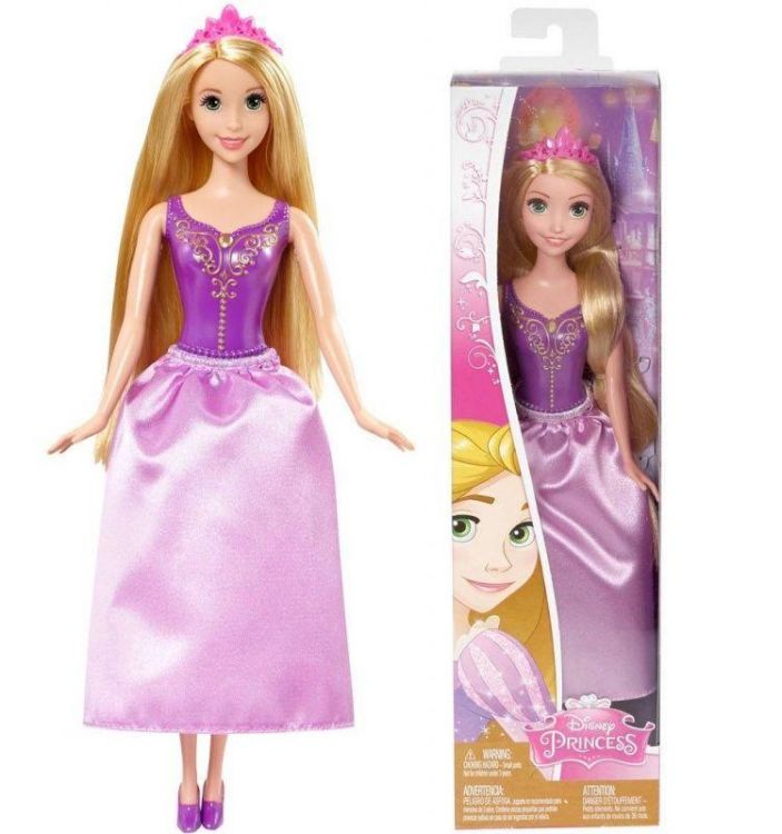 Mattel CHF89 Кукла принцесса Диснея Рапунцель, 28 см