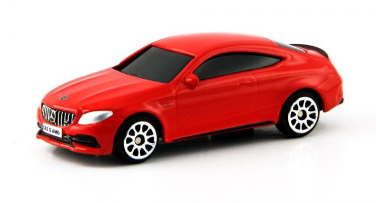 RMZ City 344991S-RD Машина металлическая Mercedes-Benz C63 S AMG Coupe 2019, 1:64, цвет красный