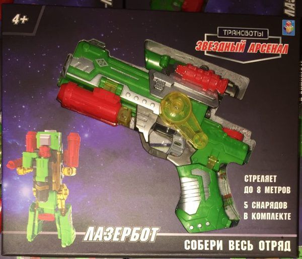 1TOY Т16336 Трансботы "Звёздный арсенал: Лазербот"