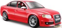 Bburago 18-22104 Модель машины Audi RS4, 1:24, красная