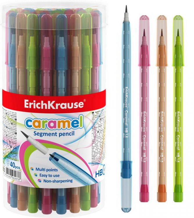 ErichKrause 44966EK Карандаш сегментный ErichKrause® Caramel 1.5мм, НВ