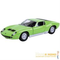 Motormax 73368 Коллекционная модель машины Lамborghini Miura P 400 S, 1:24, салатовая