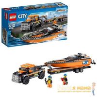 Lego City 60085 Лего Город Внедорожник 4x4 с гоночным катером
