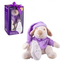 Drema BabyDou 114D Собачка фиолетовая для засыпания малыша, с белым и розовым шумом