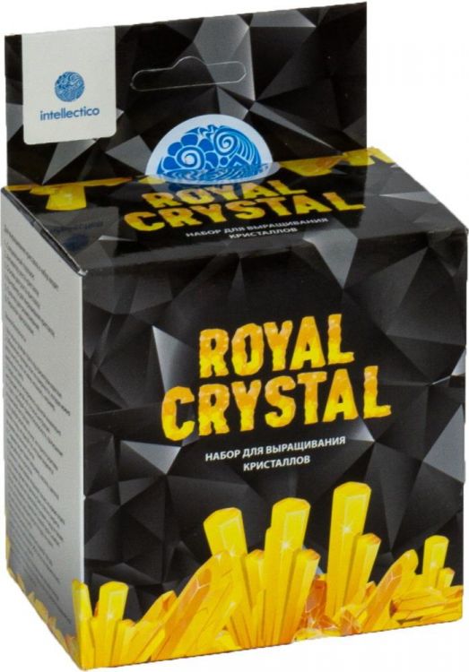 Intellectico 513бр Набор для опытов Intellectico Royal Crystal кристалл желтый Intellectico 513бр Набор для опытов Intellectico Royal Crystal кристалл желтый
