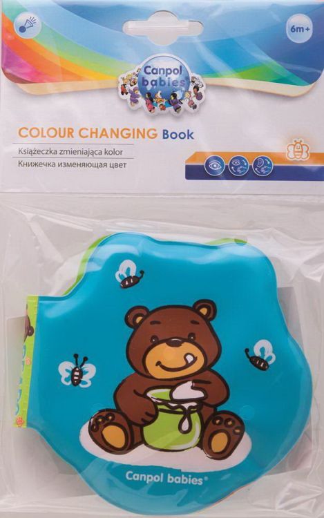 Canpol Babies 220930002 Книжка Canpol Babies Мишки мягкая, меняющая цвет