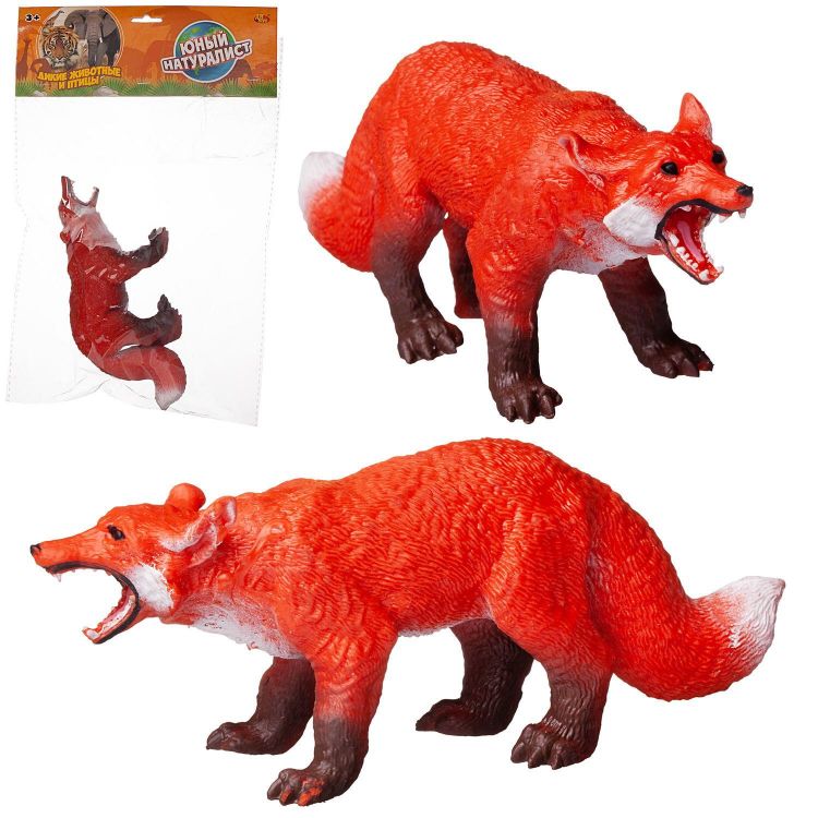 ABtoys (АБтойс) PT-01709 Фигурка Abtoys Юный натуралист Дикие животные и птицы Волк, термопластичная резина