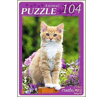 Рыжий кот У104-7239 Пазлы Рыжий Кот 104 элемента. РЫЖИЙ КОТЁНОК