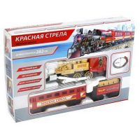 Играем вместе A144-H06045-R Железная дорога "Играем вместе" "КРАСНАЯ СТРЕЛА" свет+звук+дым